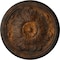 Ekena Millwork Legacy Acanthus Ceiling Medallion (Fits Canopies up to 3 1/2"), Hand-Painted Rust, 12 3/4"OD x 7/8"P CM12LERUS - alternate 1